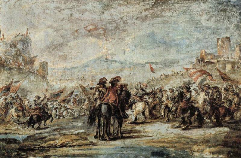 The Cavalry Charge, Francesco Simonini